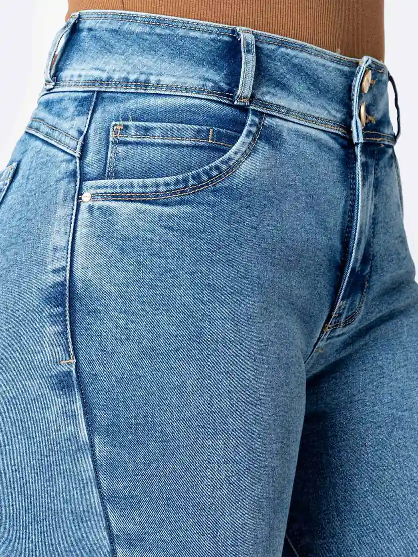 JEANS FLARE MUJER PIONIER NAEM - 3