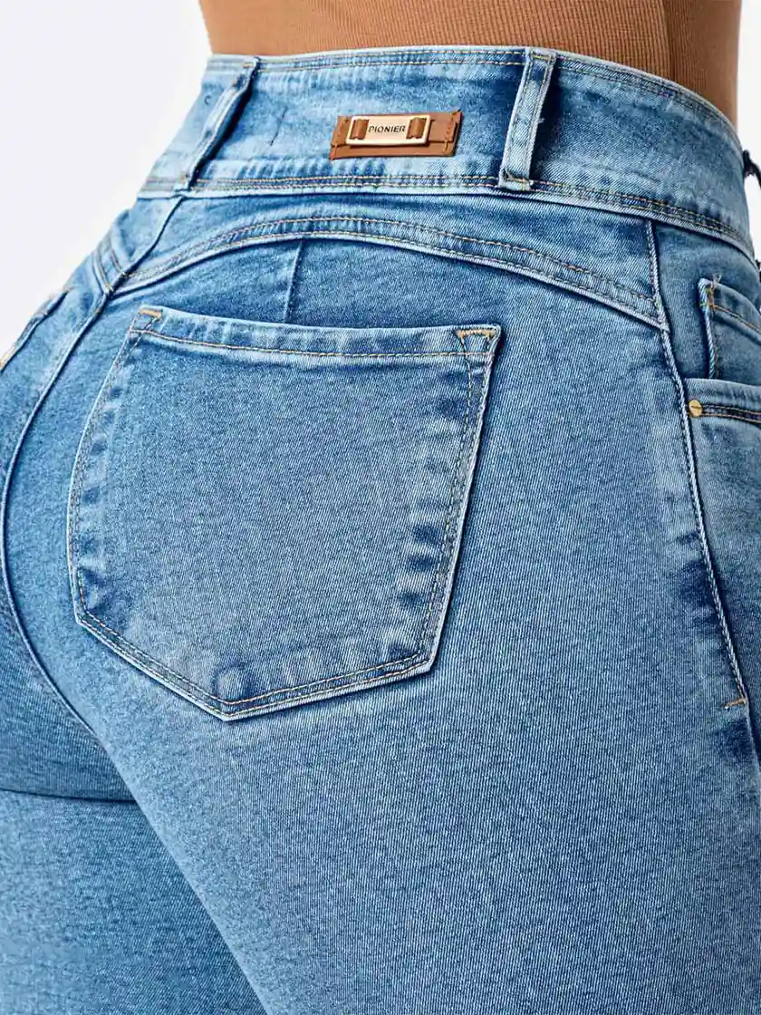 JEANS FLARE MUJER PIONIER NAEM - 4