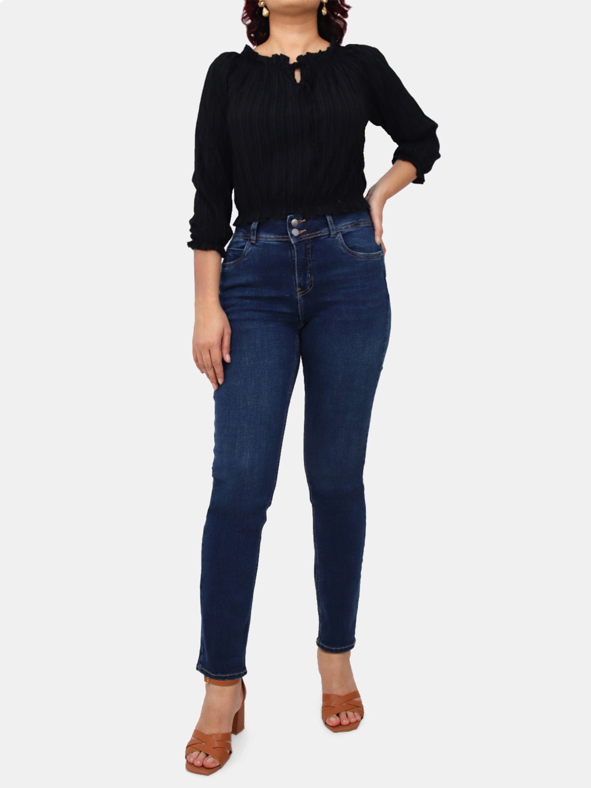 JEAN SLIM FIT LOW RISE MUJER KAYRA POBLET PERFECT FIT  - 1