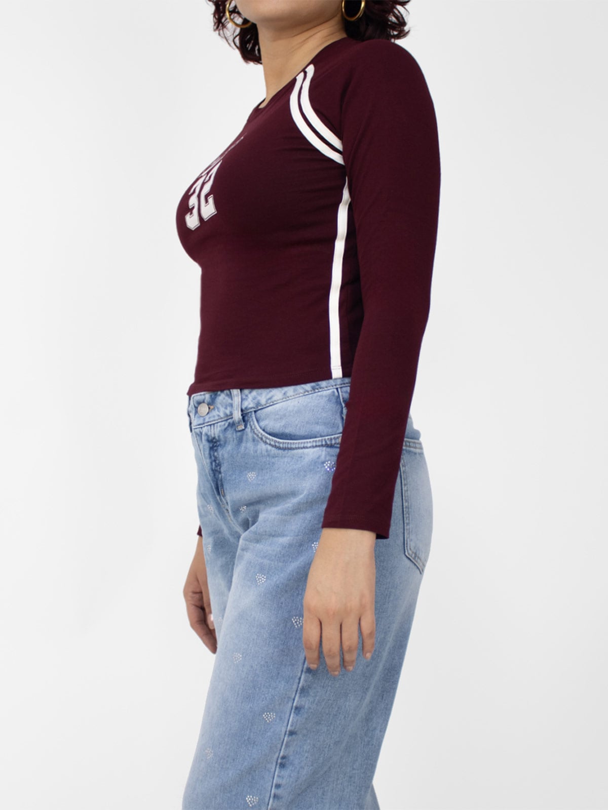 POLO MANGA LARGA MUJER KAYRA POBLET PERFECT FIT RANGLAN ASENTADO - 3