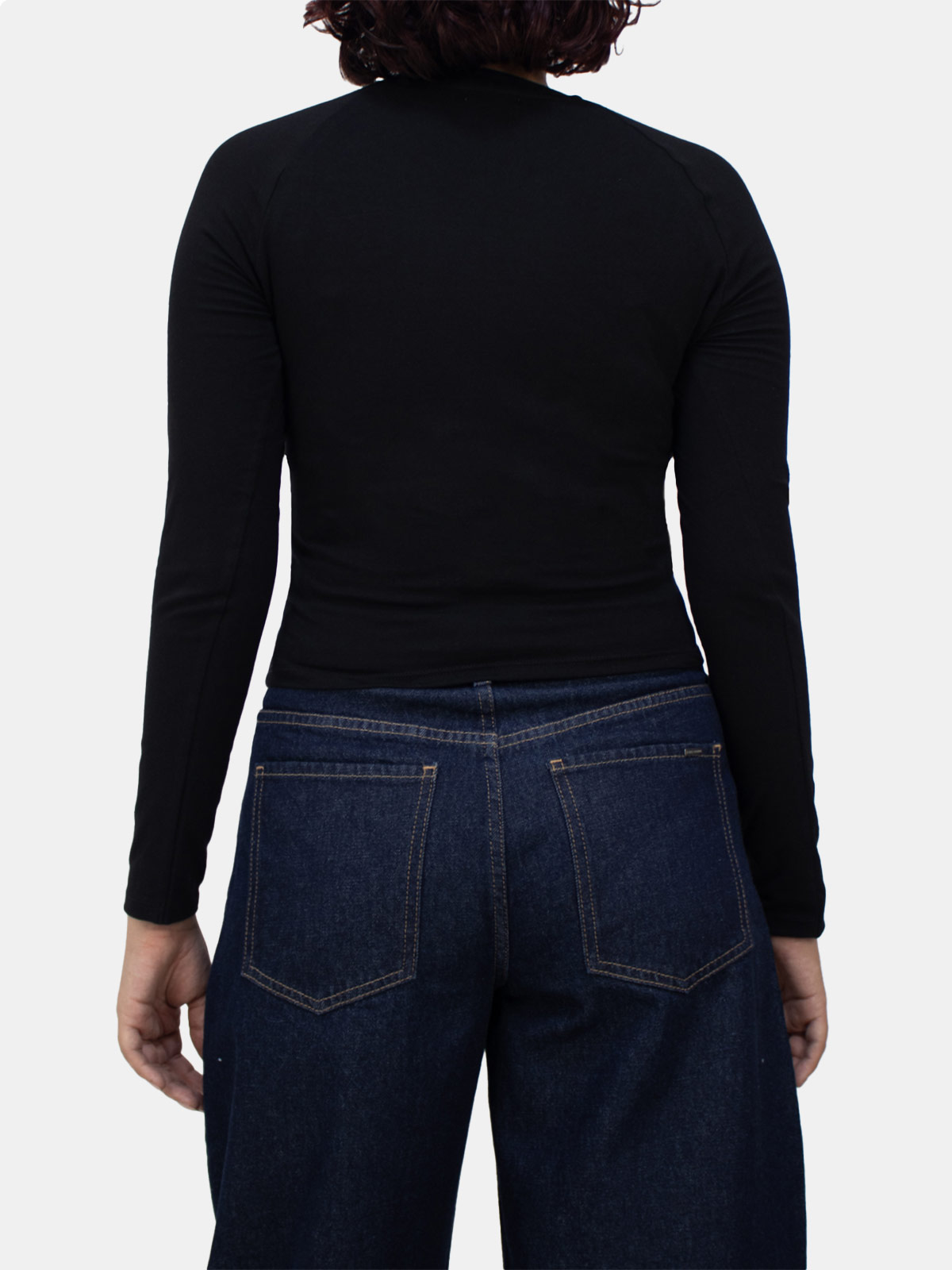 POLO MANGA LARGA MUJER KAYRA POBLET PERFECT FIT RANGLAN ASENTADO - 2