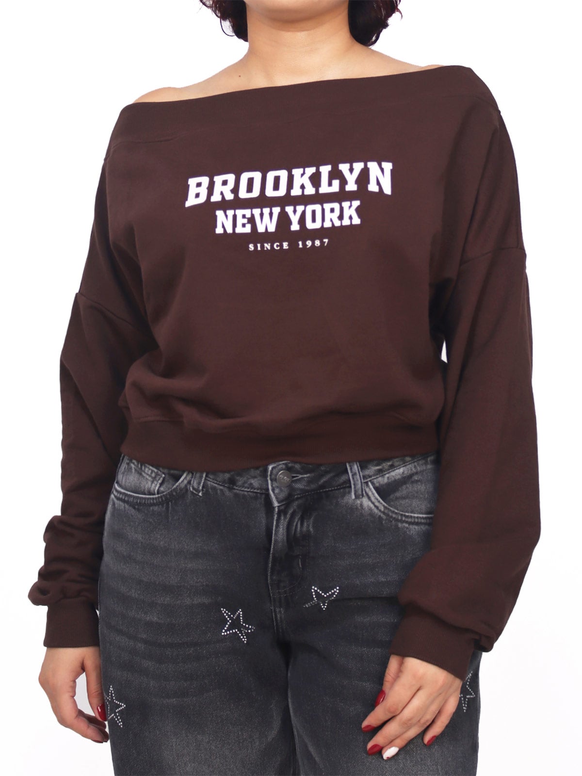 POLERA MANGA LARGA ALGODÓN MUJER KAYRA POBLET PERFECT FIT - 1