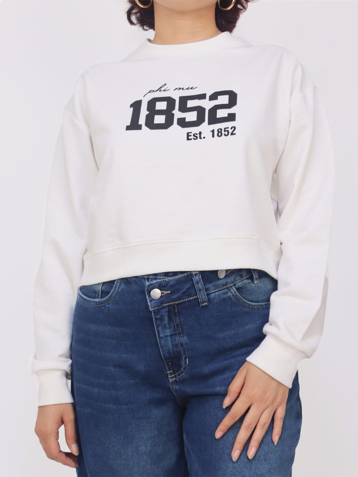 POLERA MANGA LARGA ALGODÓN MUJER KAYRA POBLET PERFECT FIT BÁSICO - 1