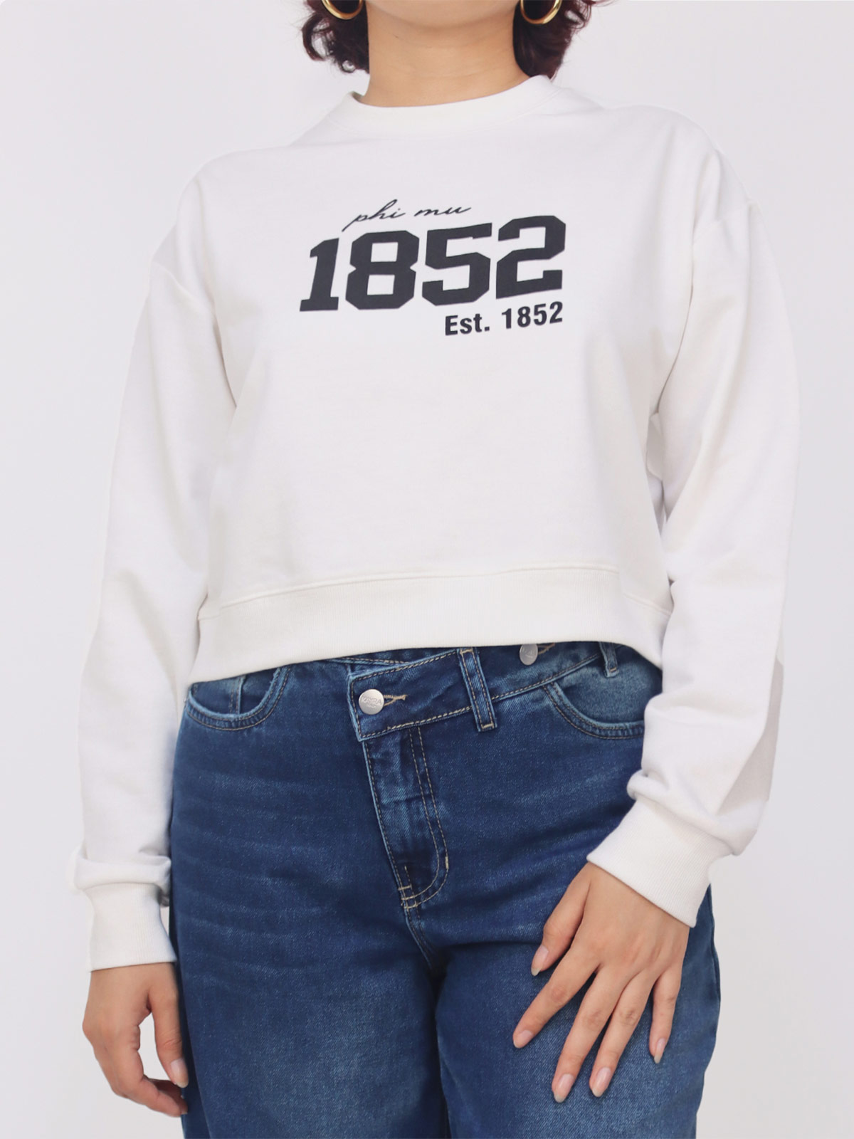 POLERA MANGA LARGA ALGODÓN MUJER KAYRA POBLET PERFECT FIT BÁSICO - 1