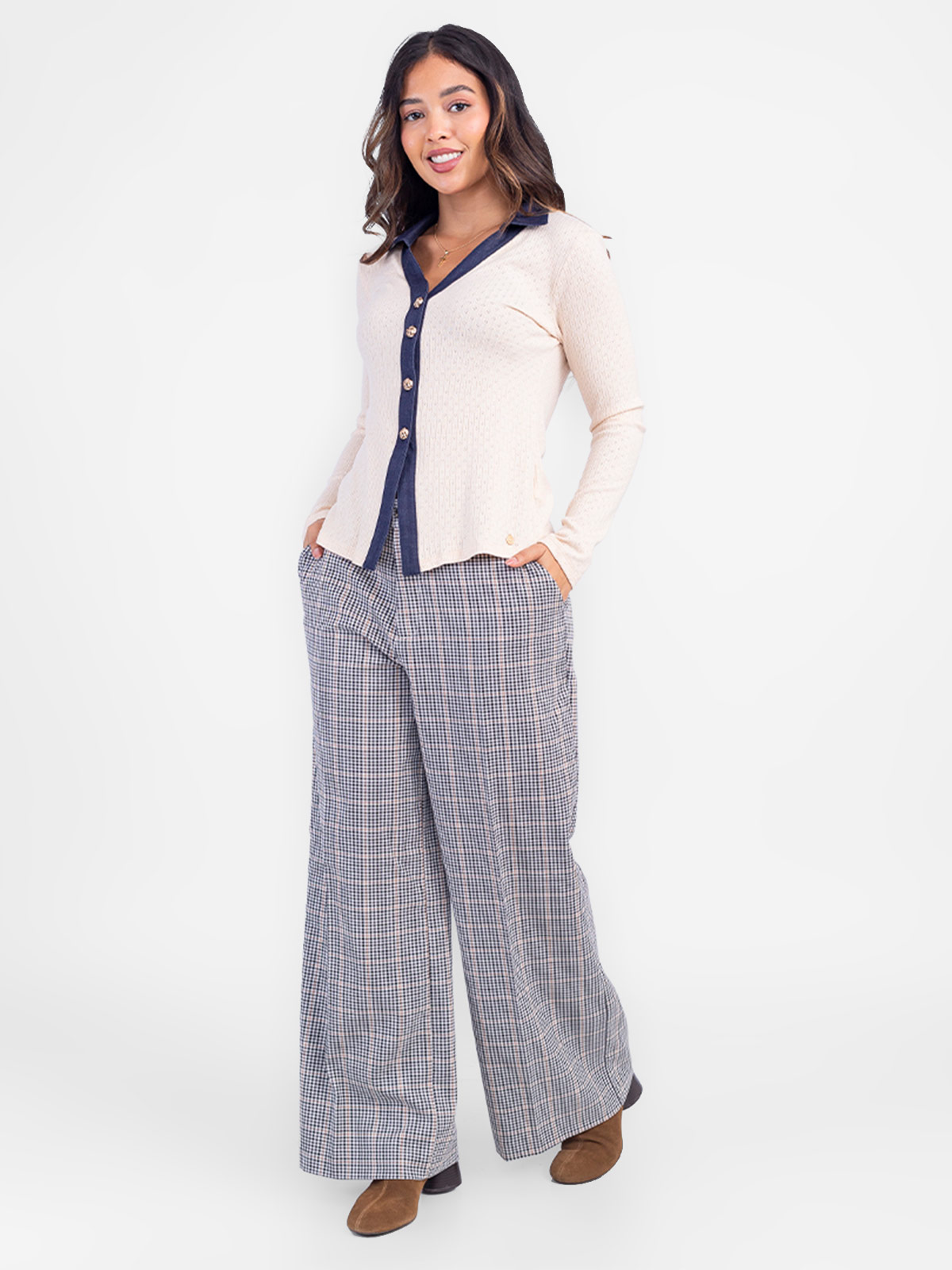 PANTALÓN SASTRERO MUJER SODA BLUES WINDSOR - 1