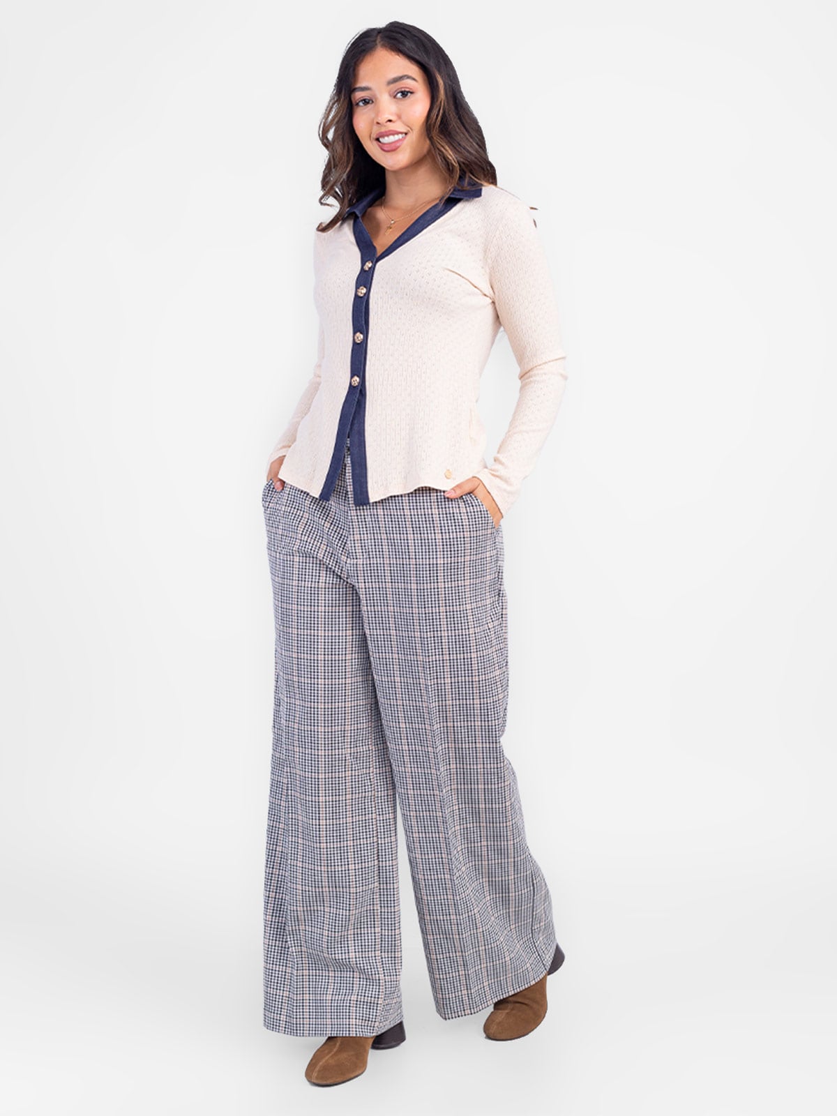 PANTALÓN SASTRERO MUJER SODA BLUES WINDSOR - 1