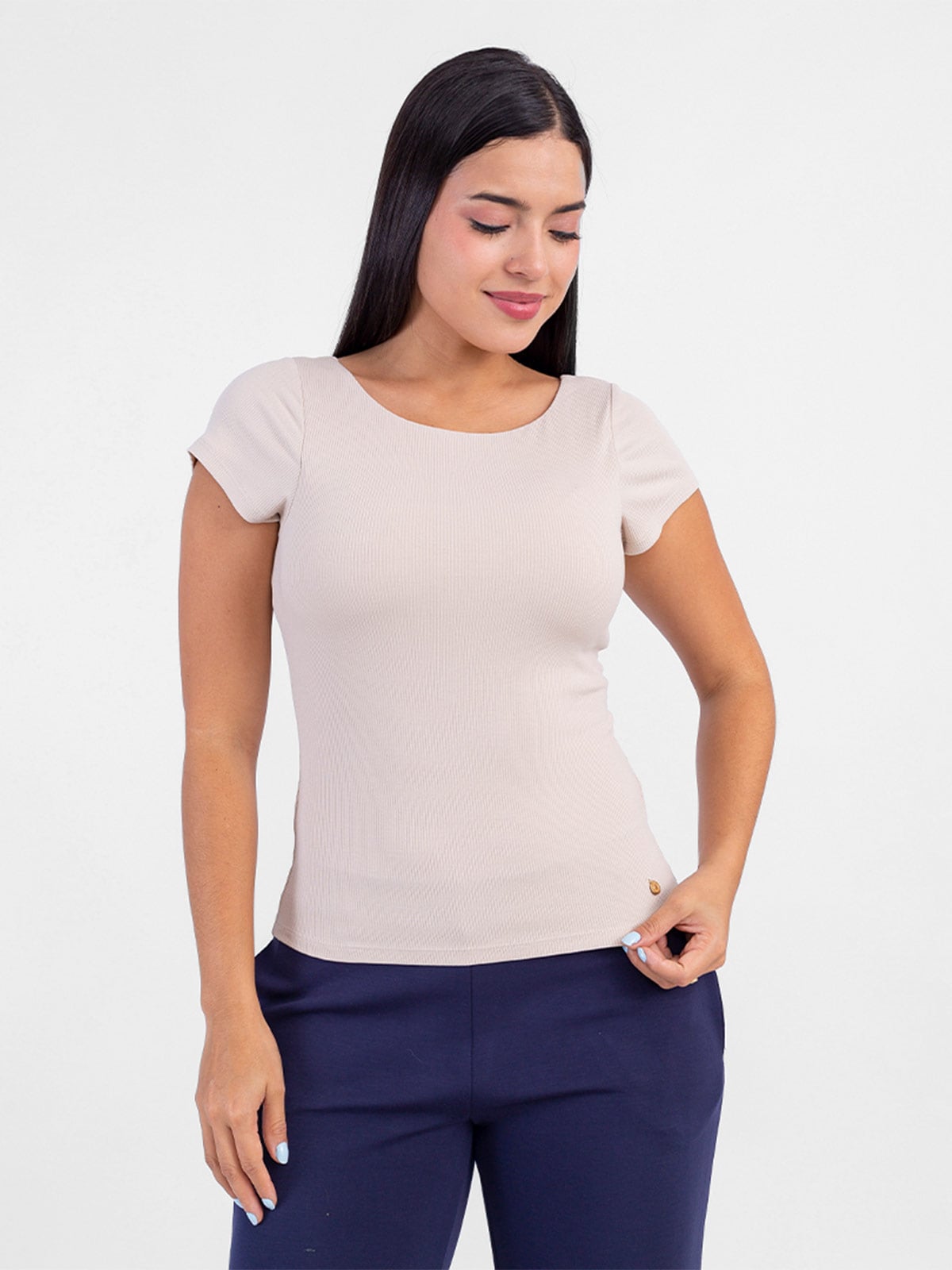POLO MANGA CORTA MUJER SODA BLUES JAZY - 1