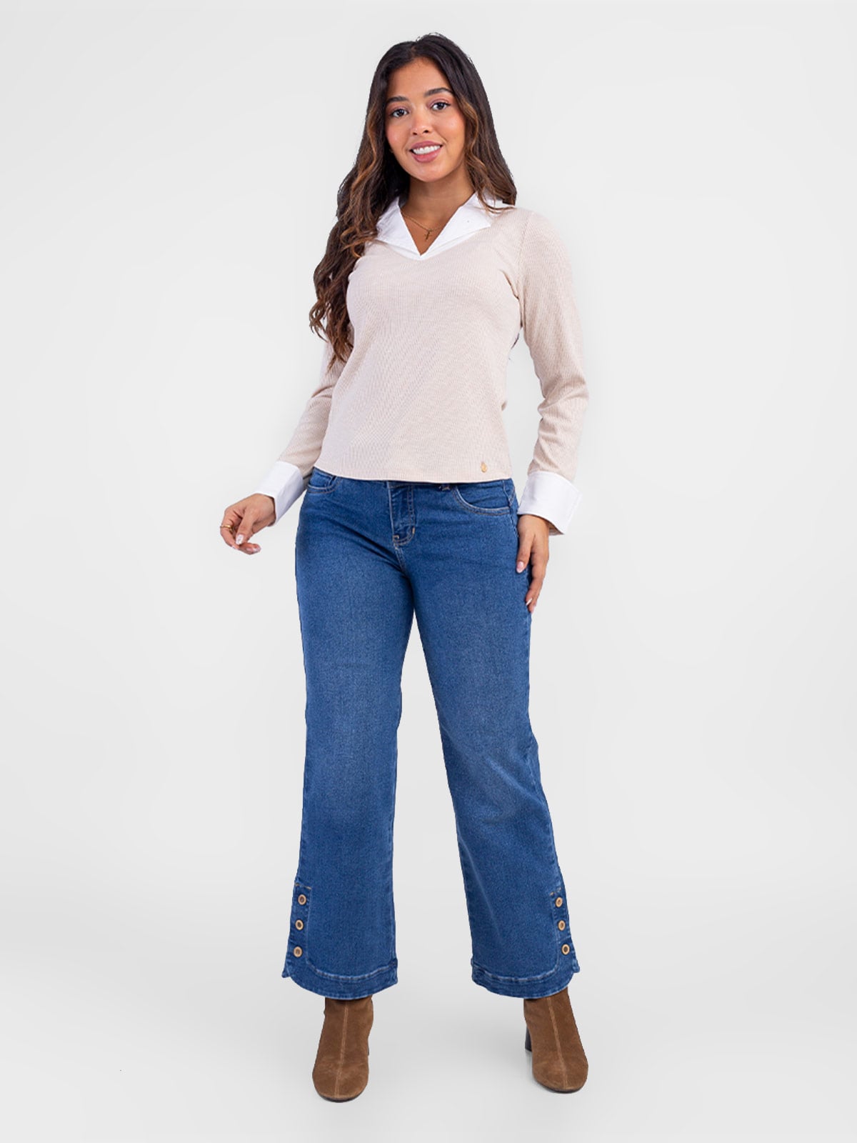 JEAN RECTO MUJER SODA BLUES HADDIE - 1