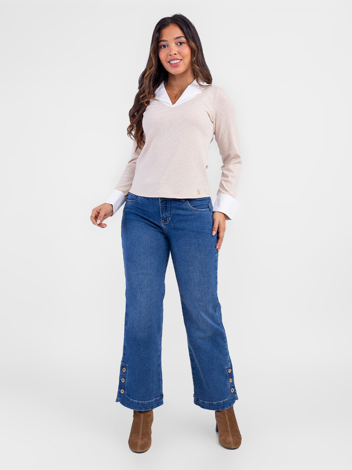 JEAN RECTO MUJER SODA BLUES HADDIE - 1