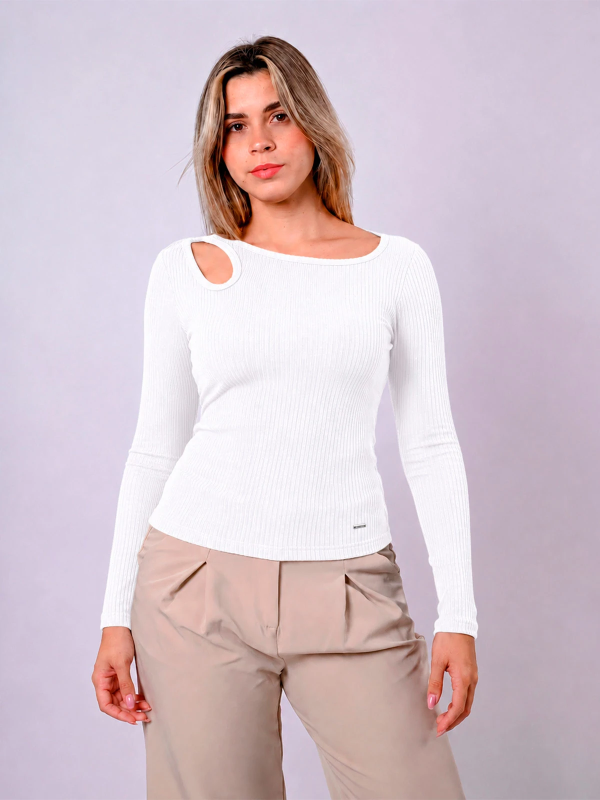 POLO MANGA LARGA MUJER BLACKOUT - 1