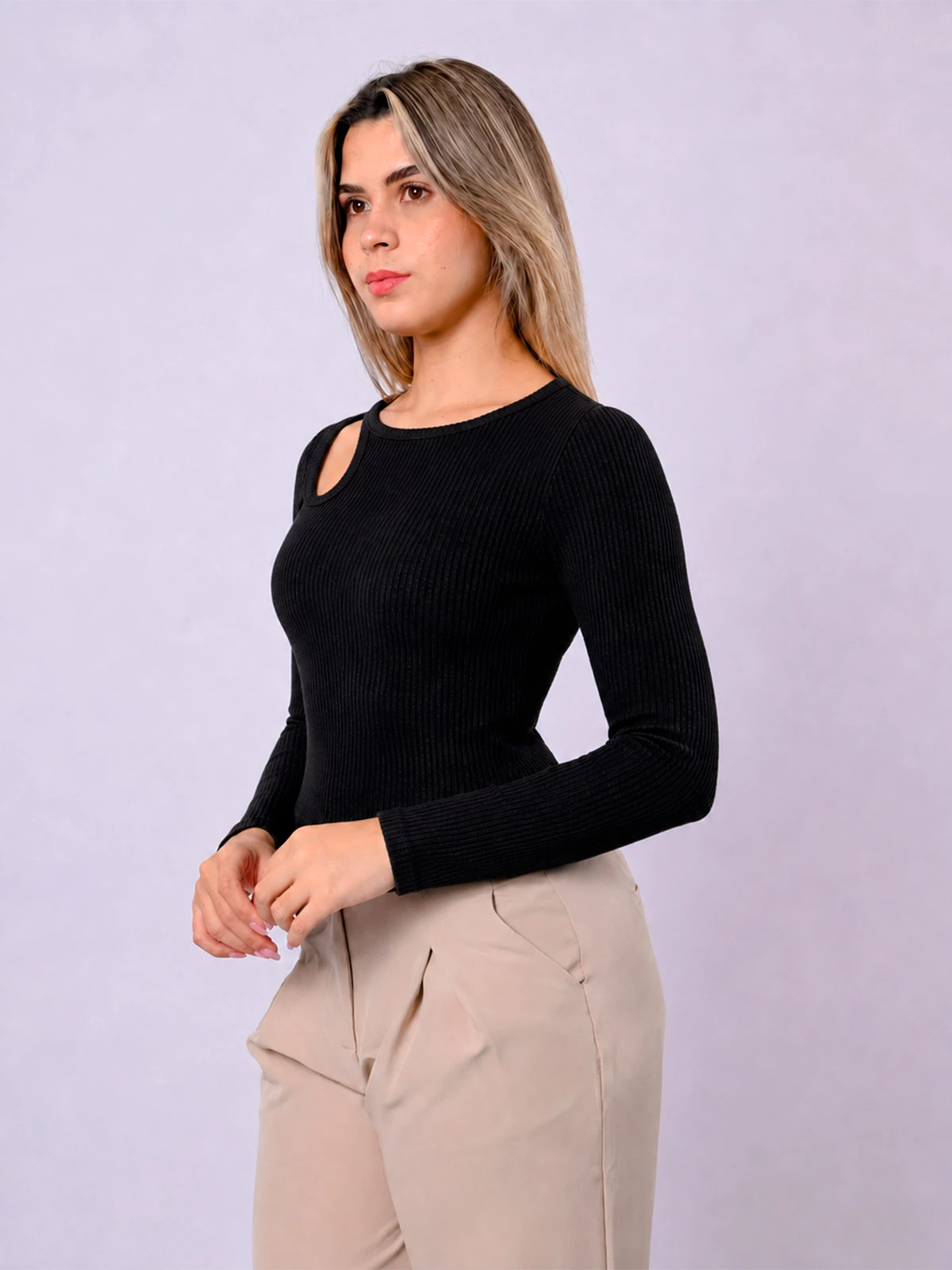 POLO MANGA LARGA MUJER BLACKOUT - 2