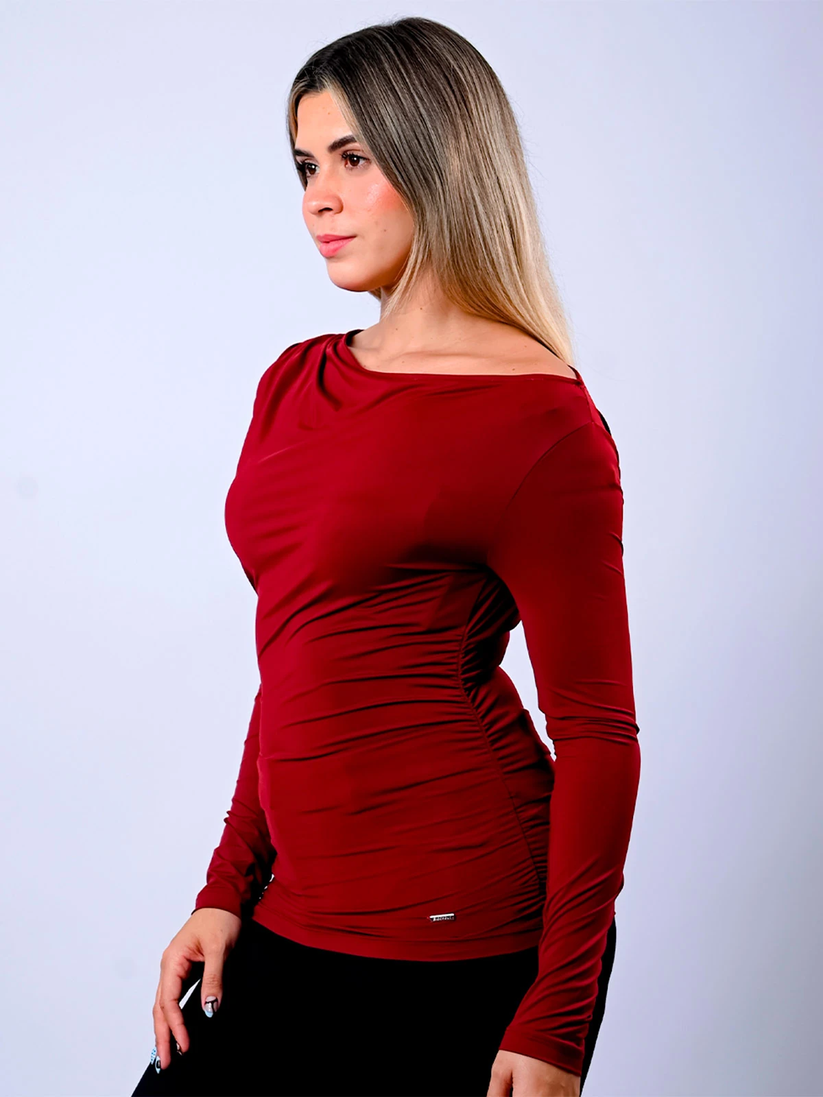 POLO MANGA LARGA MUJER BLACKOUT VANNY - 2