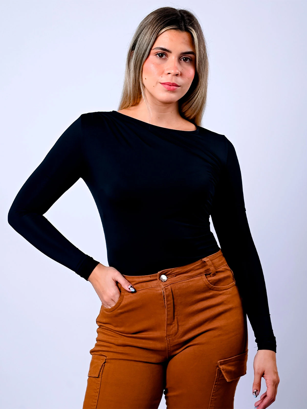 BODY MANGA LARGA MUJER BLACKOUT ISABELLA - 1