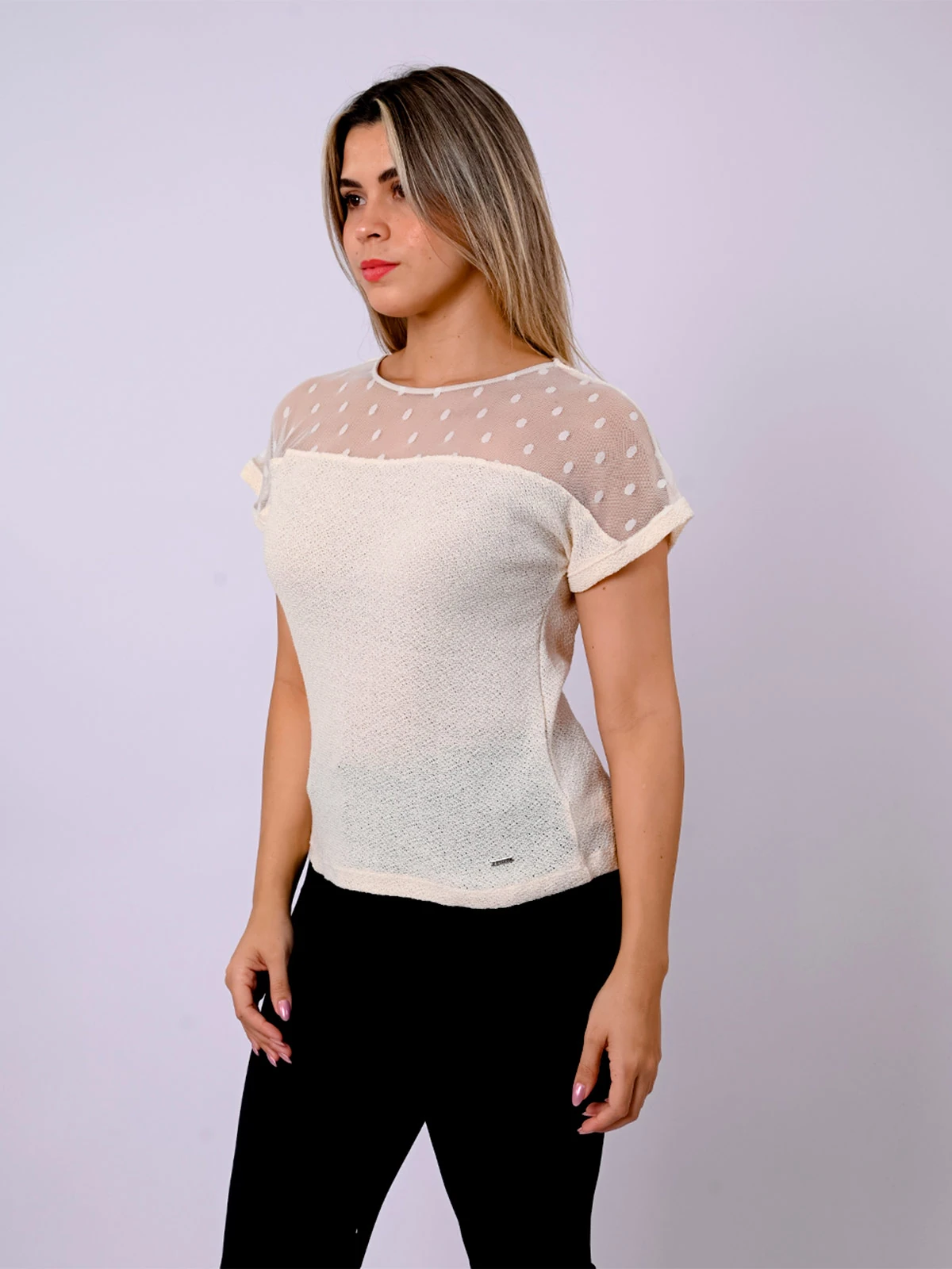 POLO MANGA CORTA MUJER BLACKOUT KIARA - 2