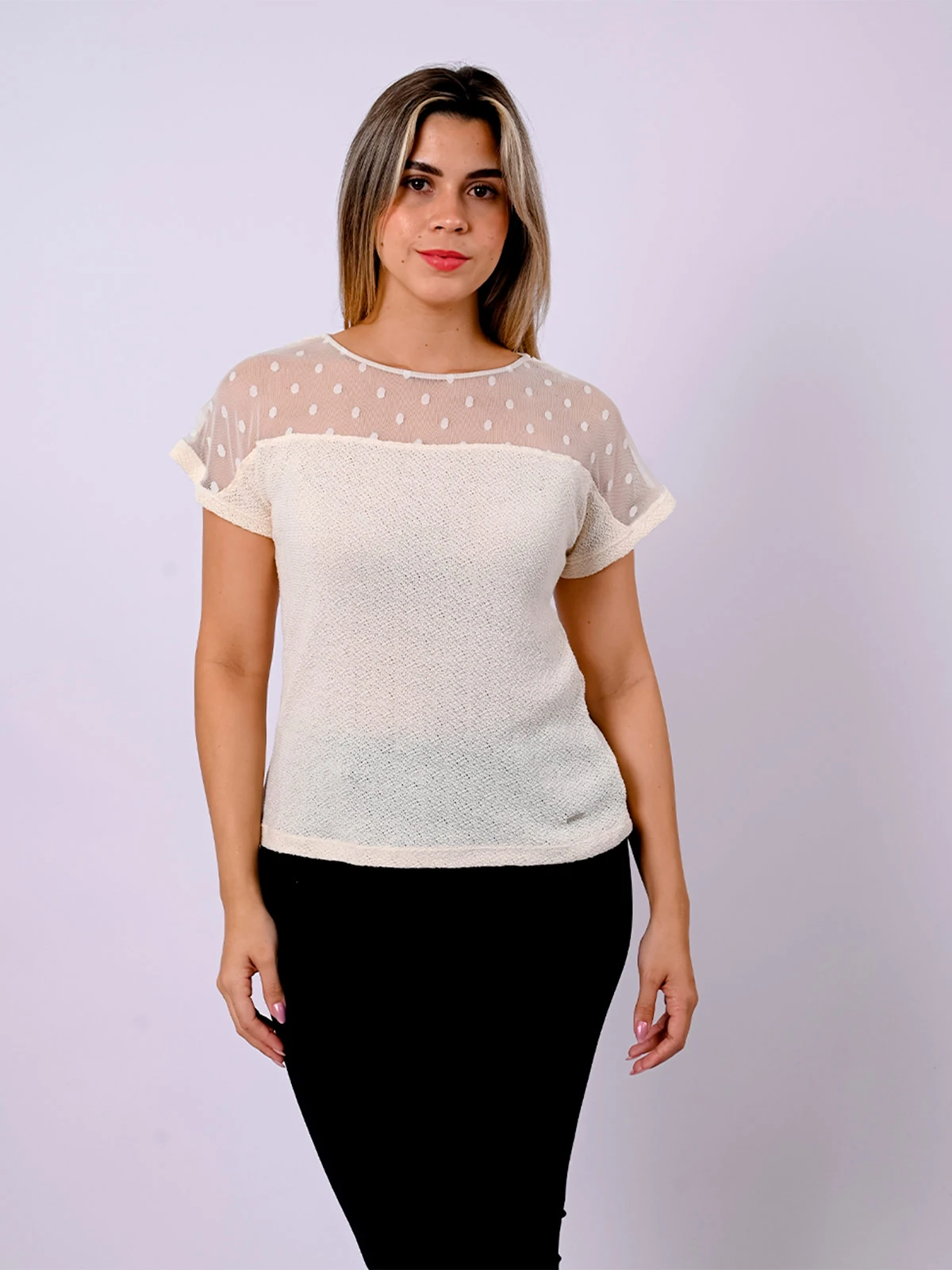 POLO MANGA CORTA MUJER BLACKOUT KIARA - 1