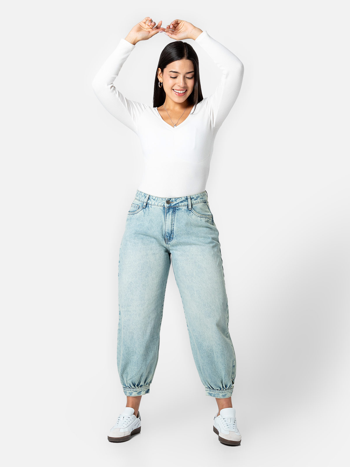 JEAN BALLOON FIT MUJER PIONIER VALENTIN - 1
