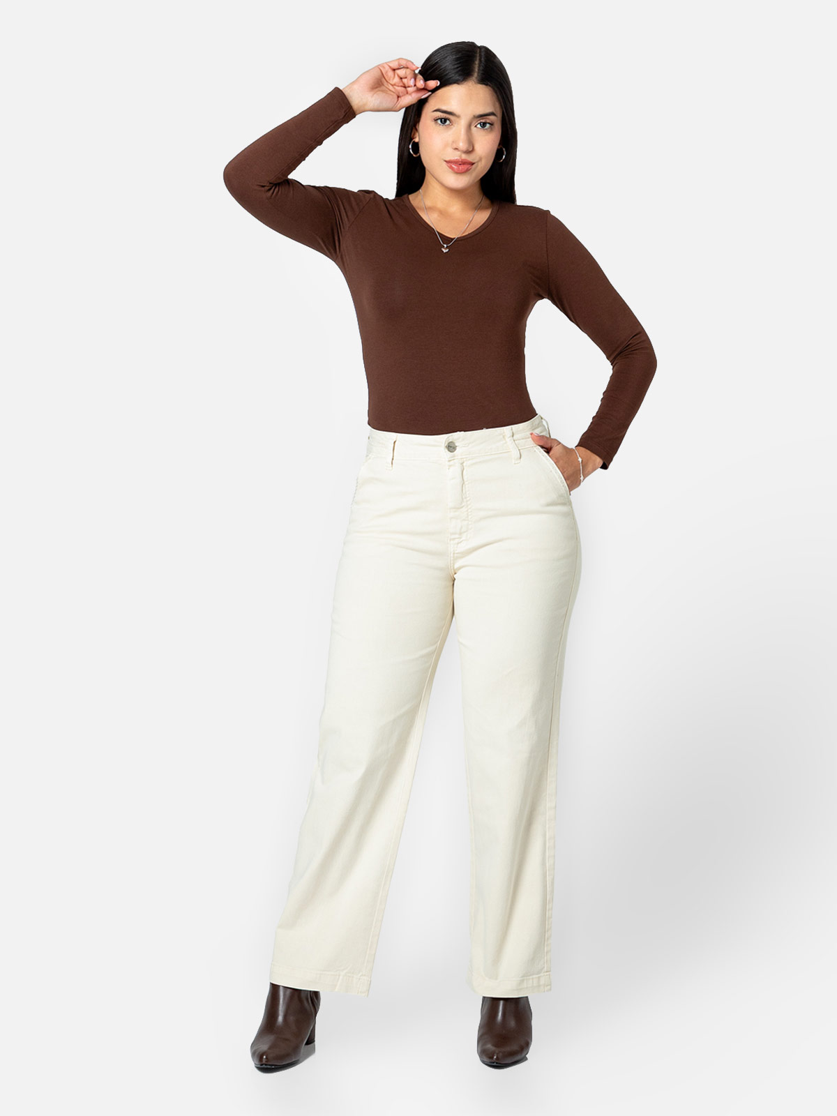 PANTALÓN STRAIGHT MUJER PIONIER DARSI - 1