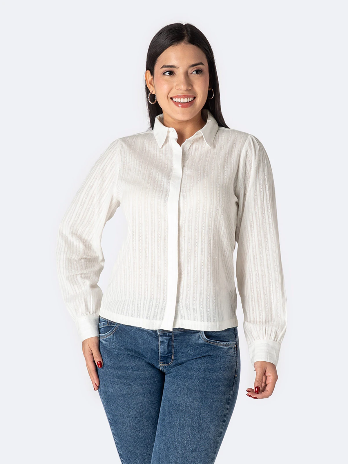 BLUSA MANGA LARGA MUJER PIONIER LAUCIN - 1