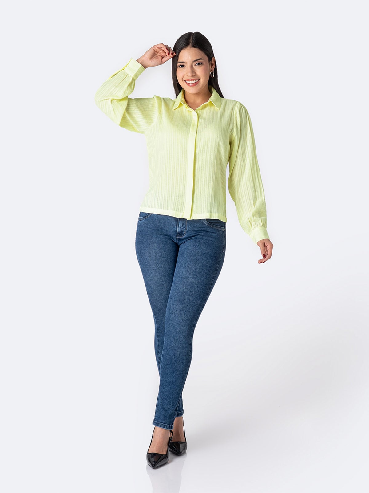 BLUSA MANGA LARGA MUJER PIONIER LAUCIN - 4