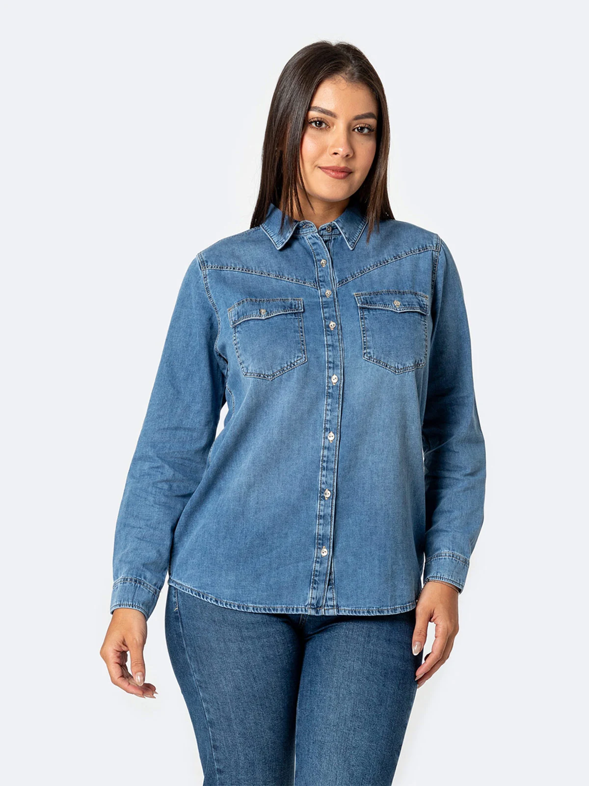 BLUSA MANGA LARGA MUJER PIONIER MAFERA - 1