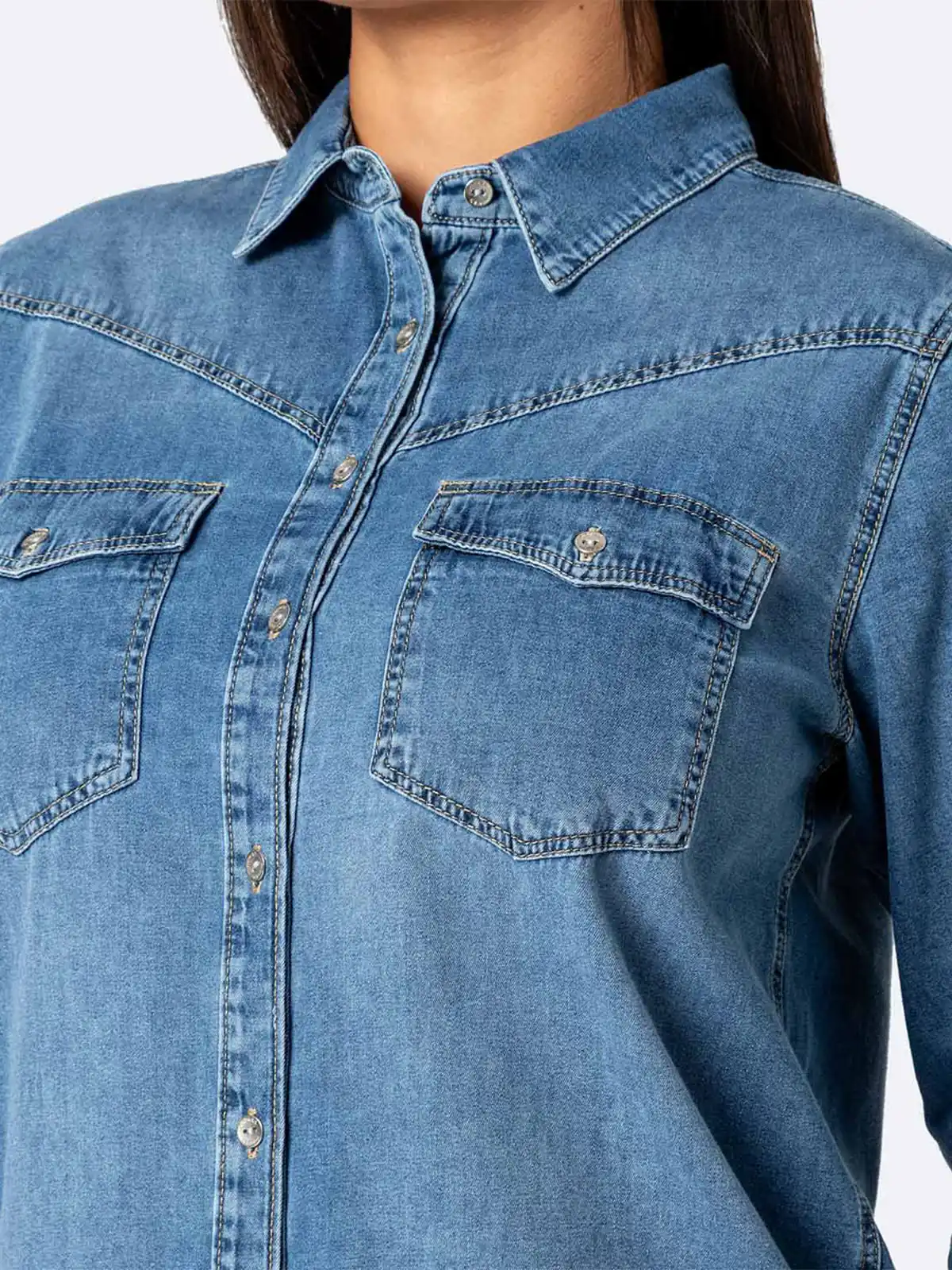 BLUSA MANGA LARGA MUJER PIONIER MAFERA - 3