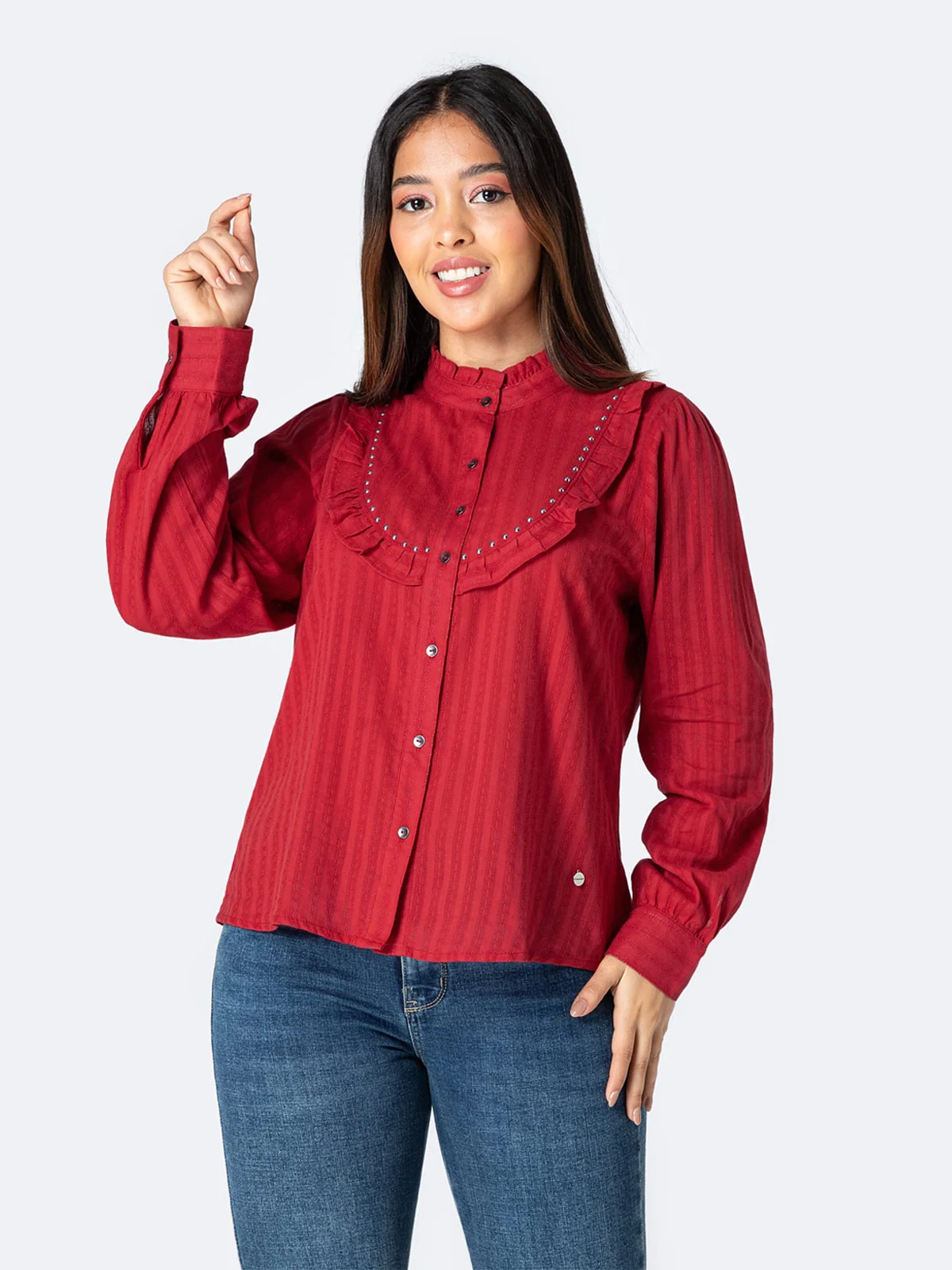 BLUSA MANGA LARGA MUJER PIONIER LENORE - 1