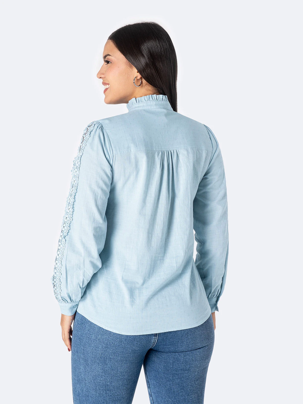 BLUSA MANGA LARGA MUJER PIONIER YANDERI - 3