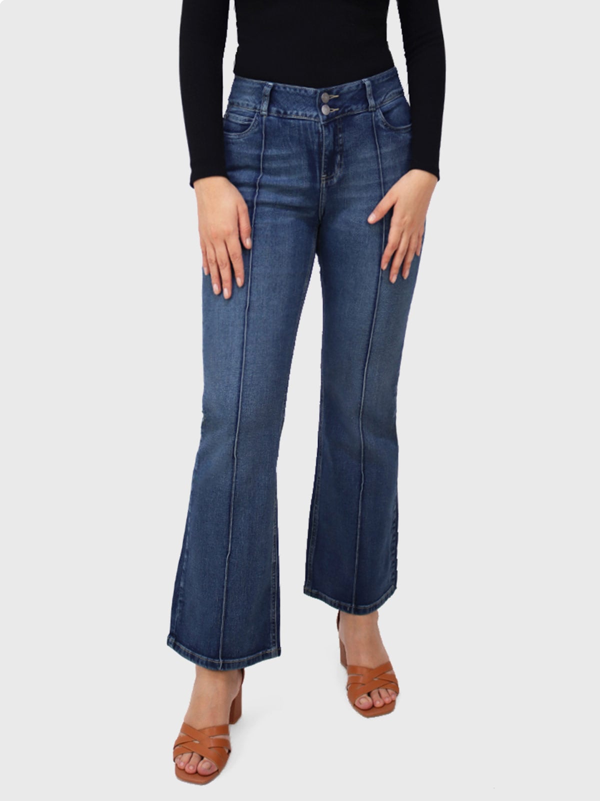 JEANS BOOTCUT MUJER KAYRA POBLET PERFECT FIT - 1