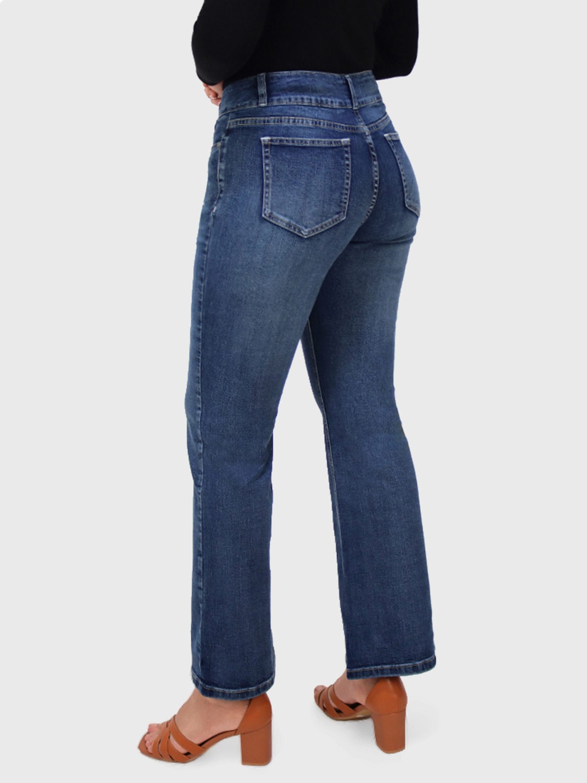 JEANS BOOTCUT MUJER KAYRA POBLET PERFECT FIT - 2