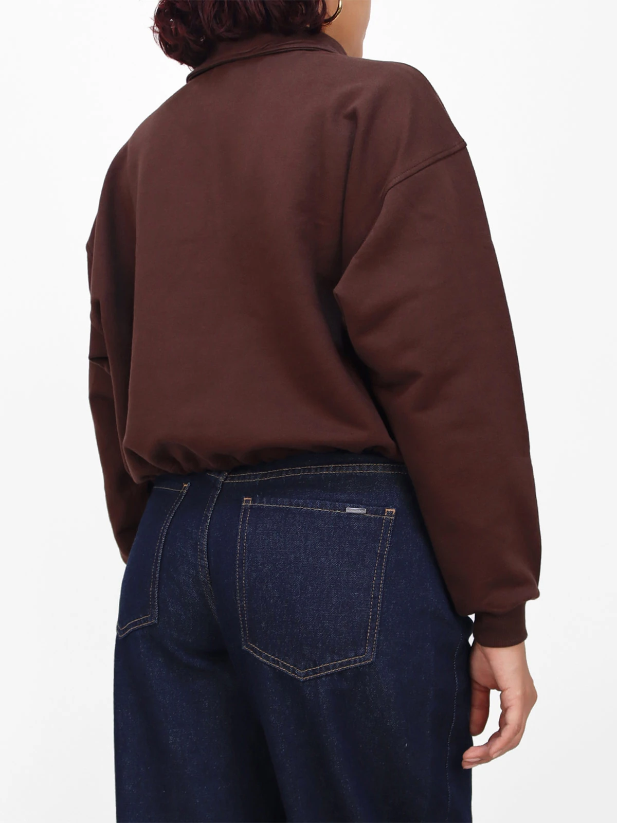 POLERA MANGA LARGA ALGODÓN MUJER KAY POBLET PERFECT FIT ABULLONADO - 2