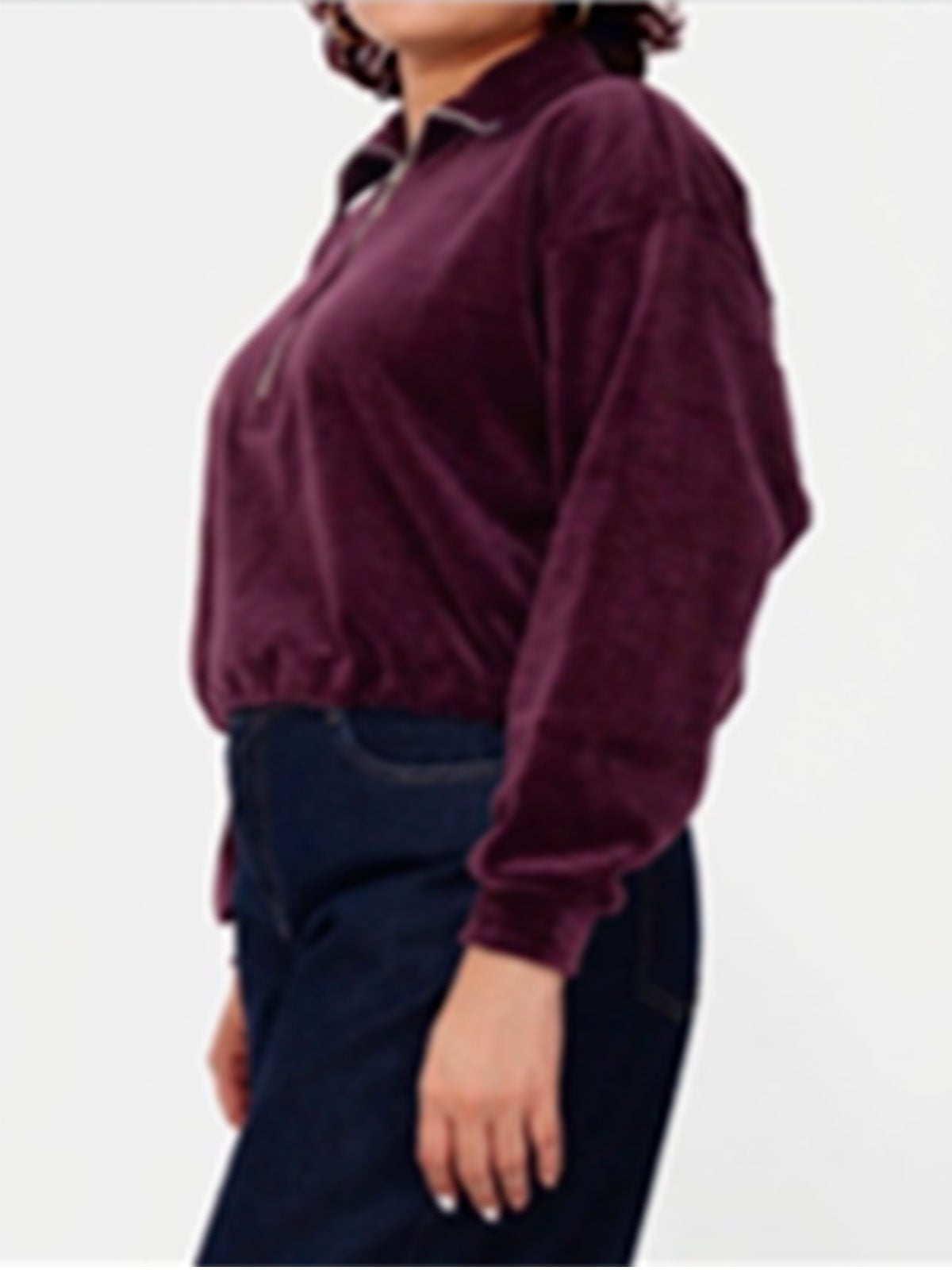 POLERA MANGA LARGA ALGODÓN MUJER KAY POBLET PERFECT FIT ABULLONADO - 2