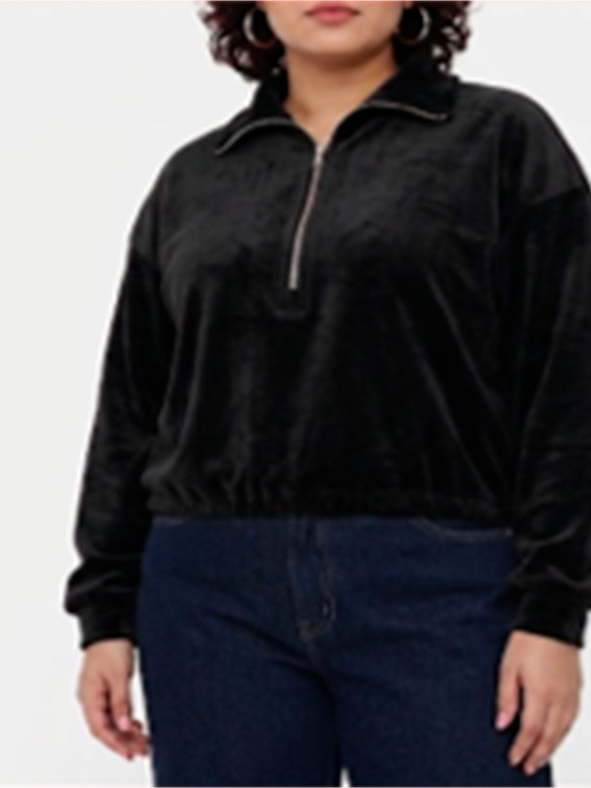 POLERA MANGA LARGA ALGODÓN MUJER KAY POBLET PERFECT FIT ABULLONADO - 1