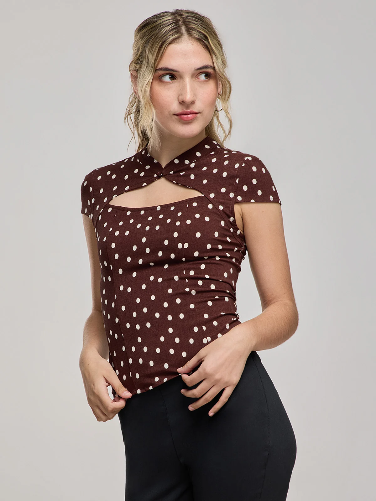 BLUSA MANGA CORTA MUJER INDEX - 4