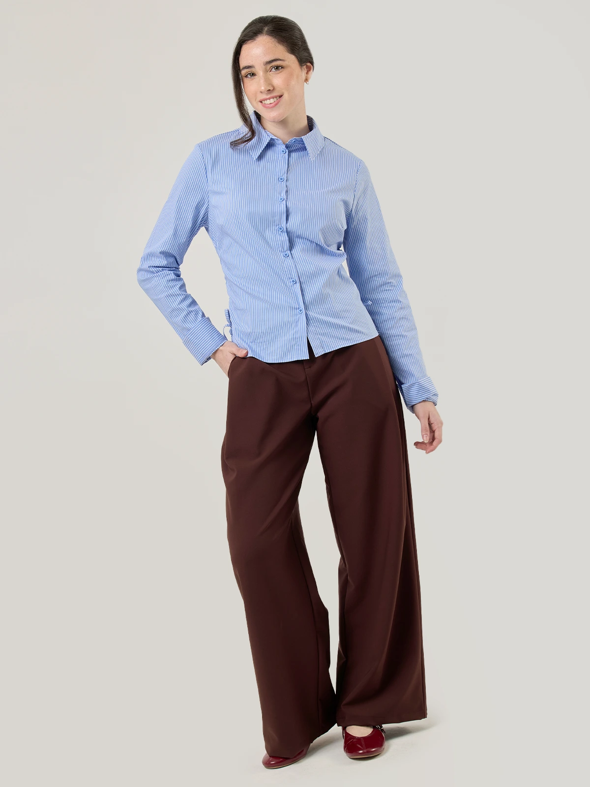 BLUSA MANGA LARGA MUJER INDEX - 5
