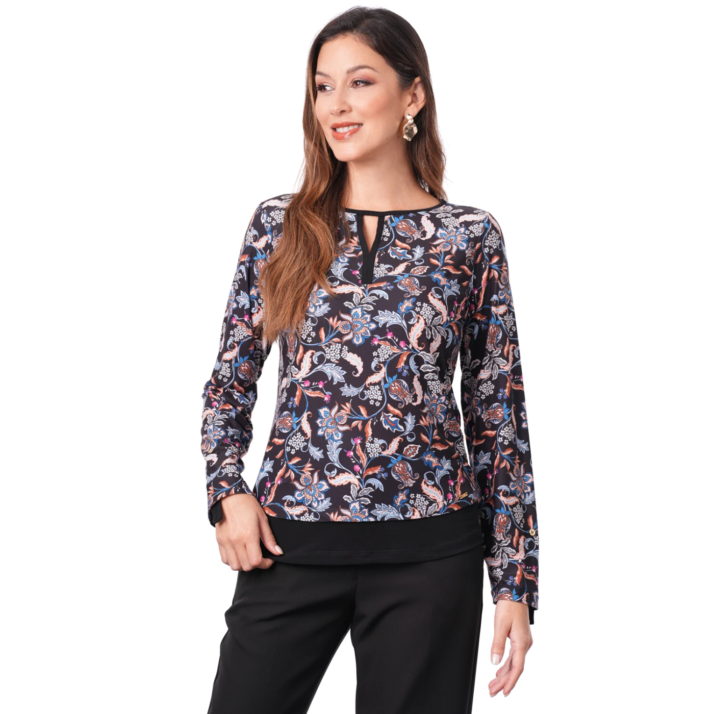 POLO MANGA LARGA MUJRE CP MODA DE COLECCIÓN SICILIA - 1