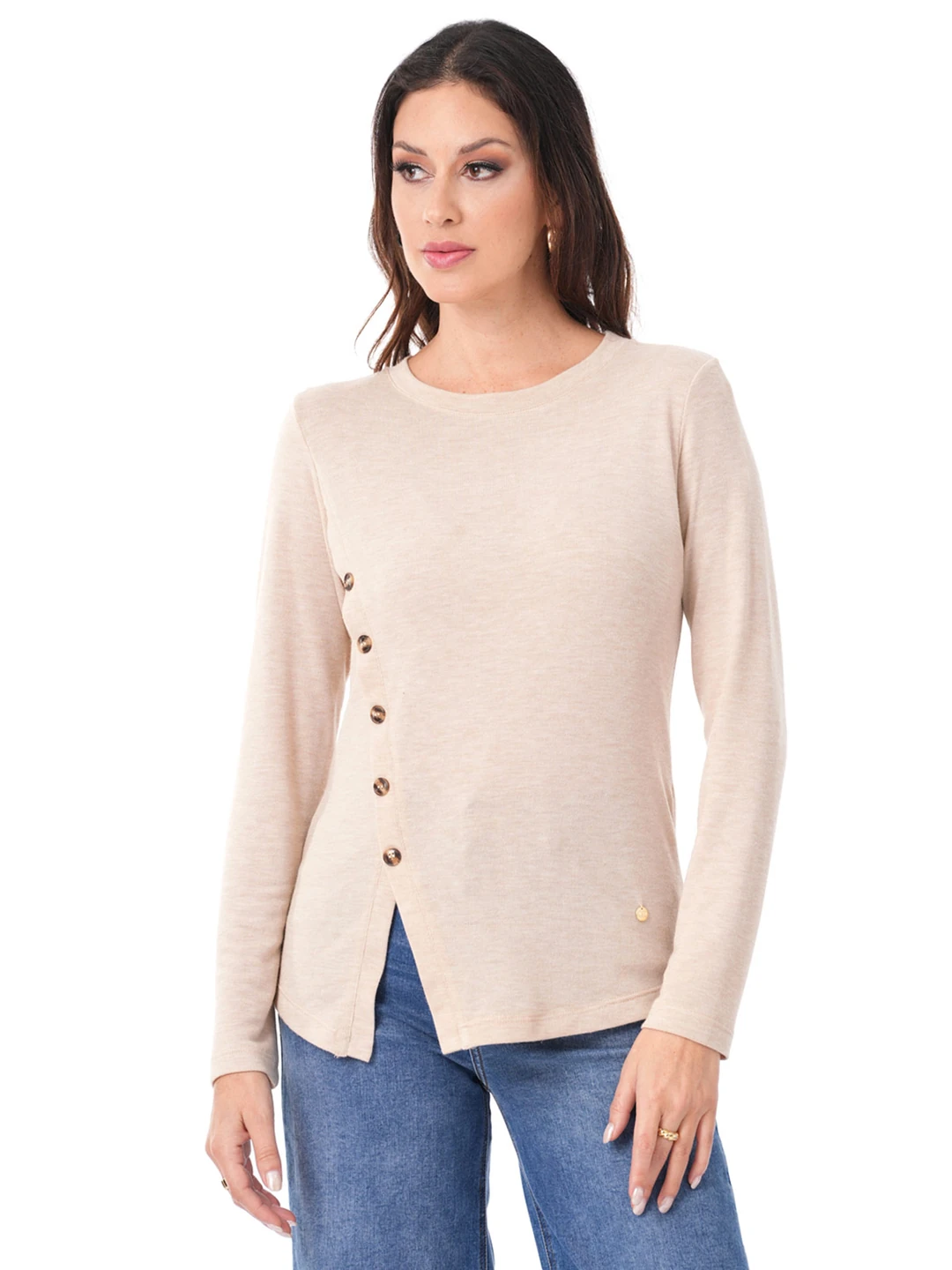 CHOMPA MANGA LARGA MUJER CP MODA DE COLECCIÓN NANBU - 1