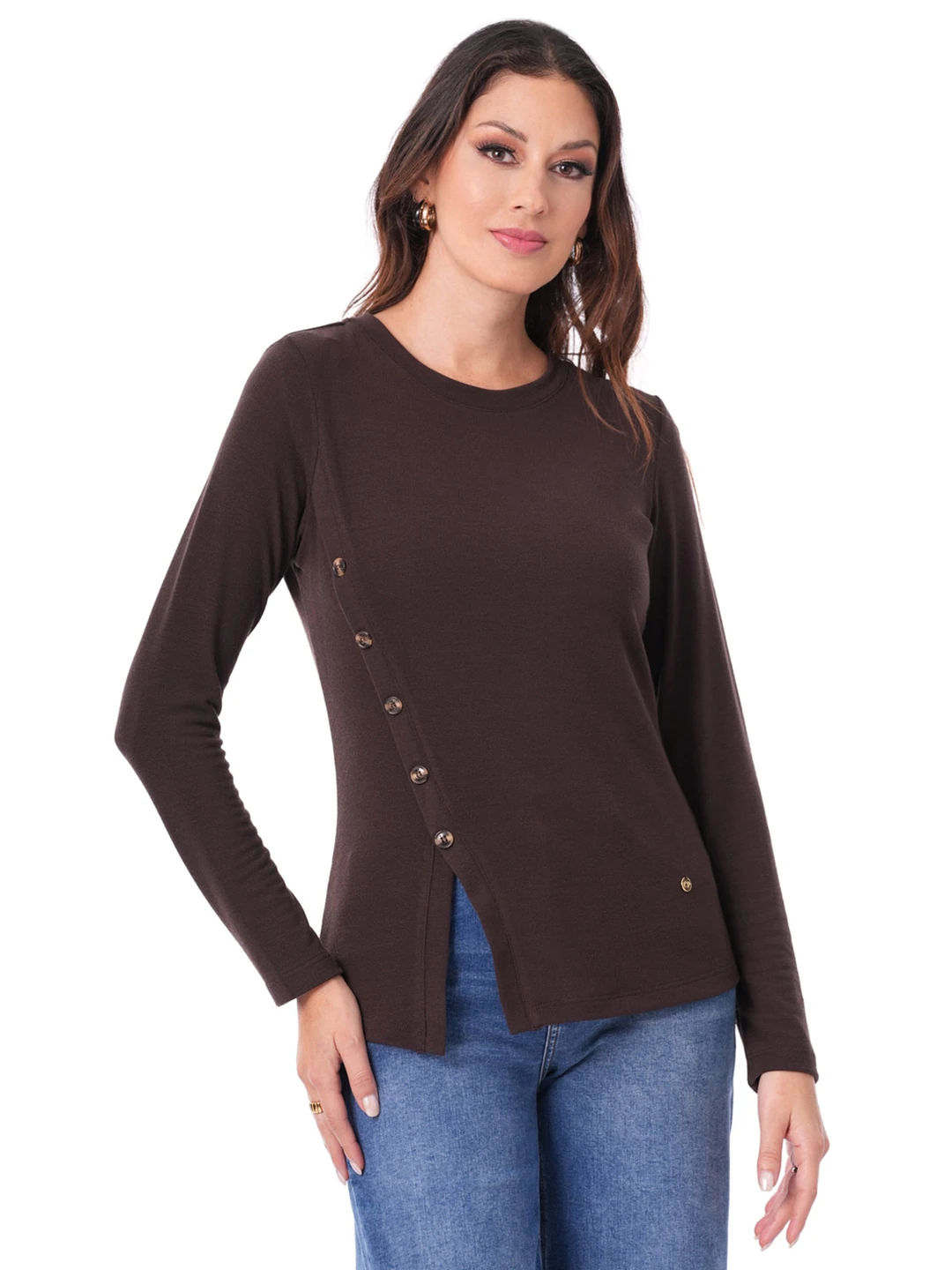 CHOMPA MANGA LARGA MUJER CP MODA DE COLECCIÓN NANBU - 1