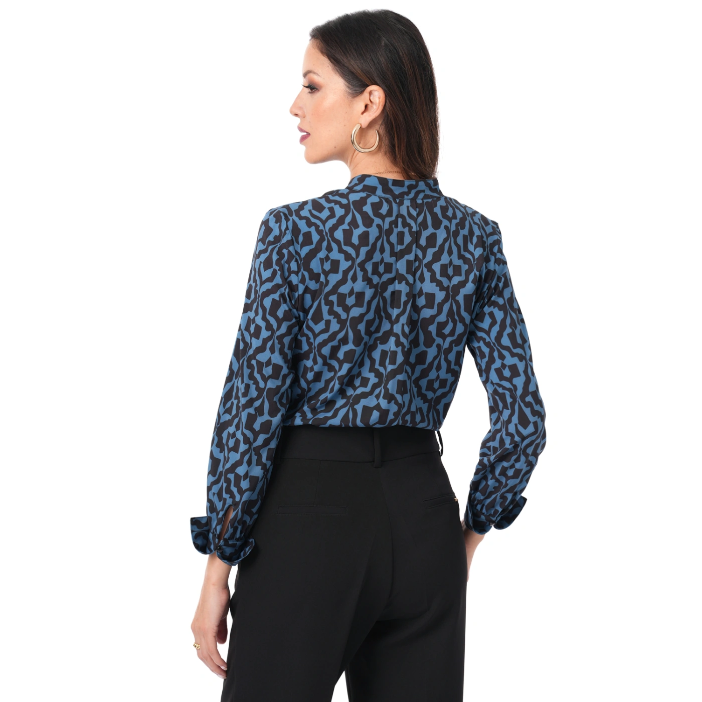 BLUSA MANGA LARGA MUJER CP MODA DE COLECCIÓN IKOMA - 4