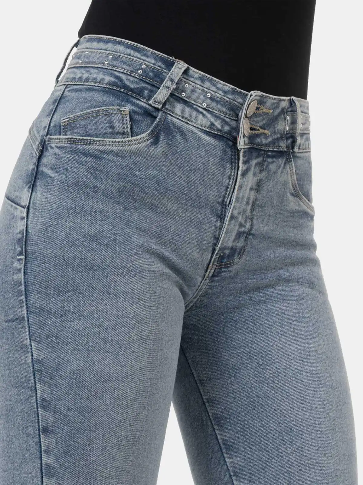 JEAN BOOT CUT MUJER PIONIER IVANYA - 4