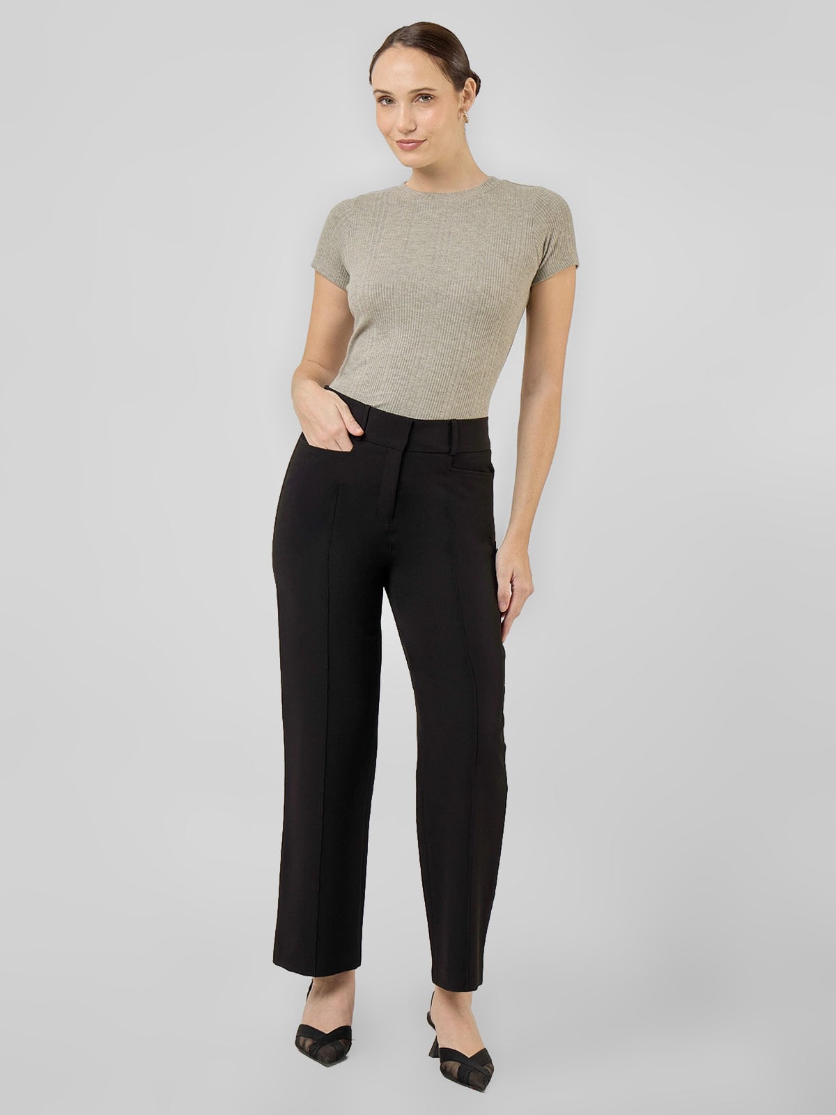 PANTALON RECTO MUJER JOHN HOLDEN WOMAN AUDREY - 1