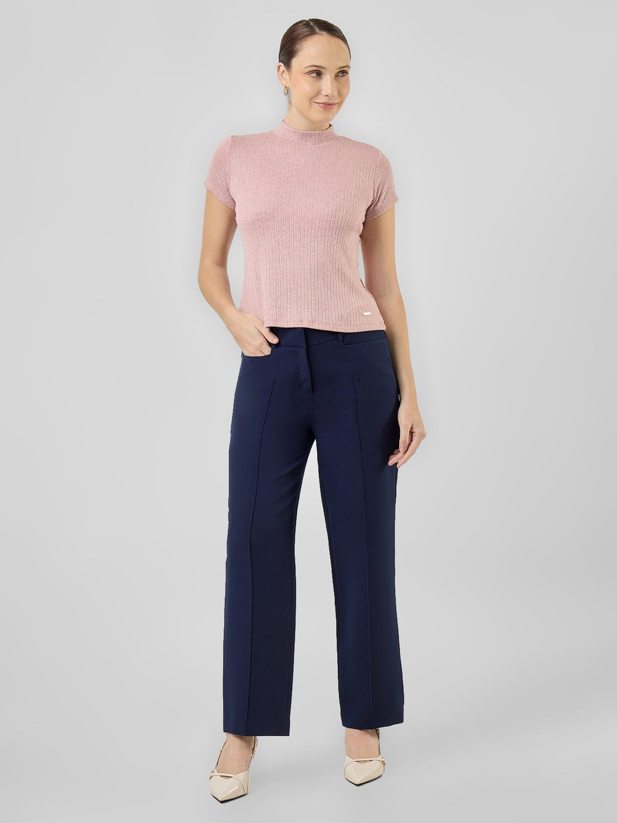 PANTALON RECTO MUJER JOHN HOLDEN WOMAN AUDREY - 1
