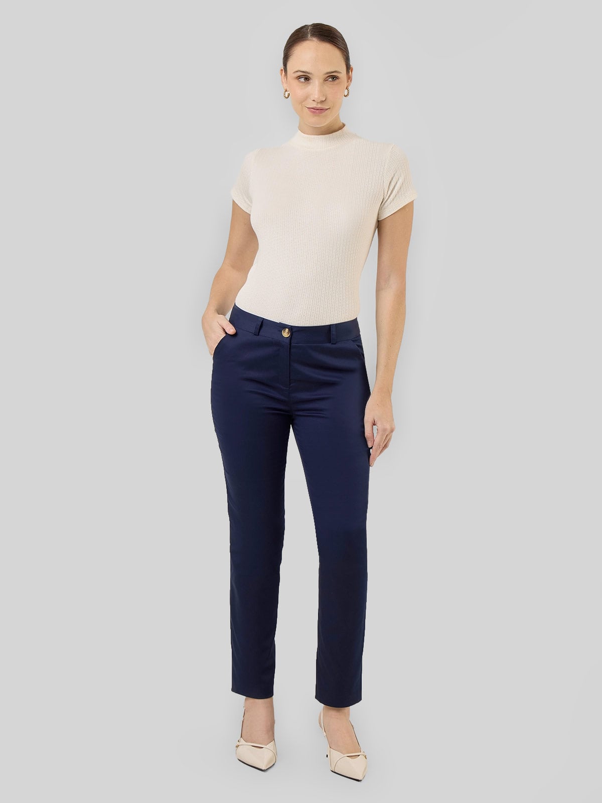 PANTALON RECTO MUJER JOHN HOLDEN WOMAN SAHARLOT - 1