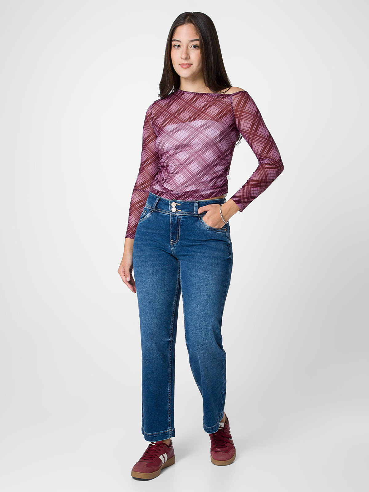 POLO MANGA LARGA MUJER SQUEEZE BLOSSOM - 4