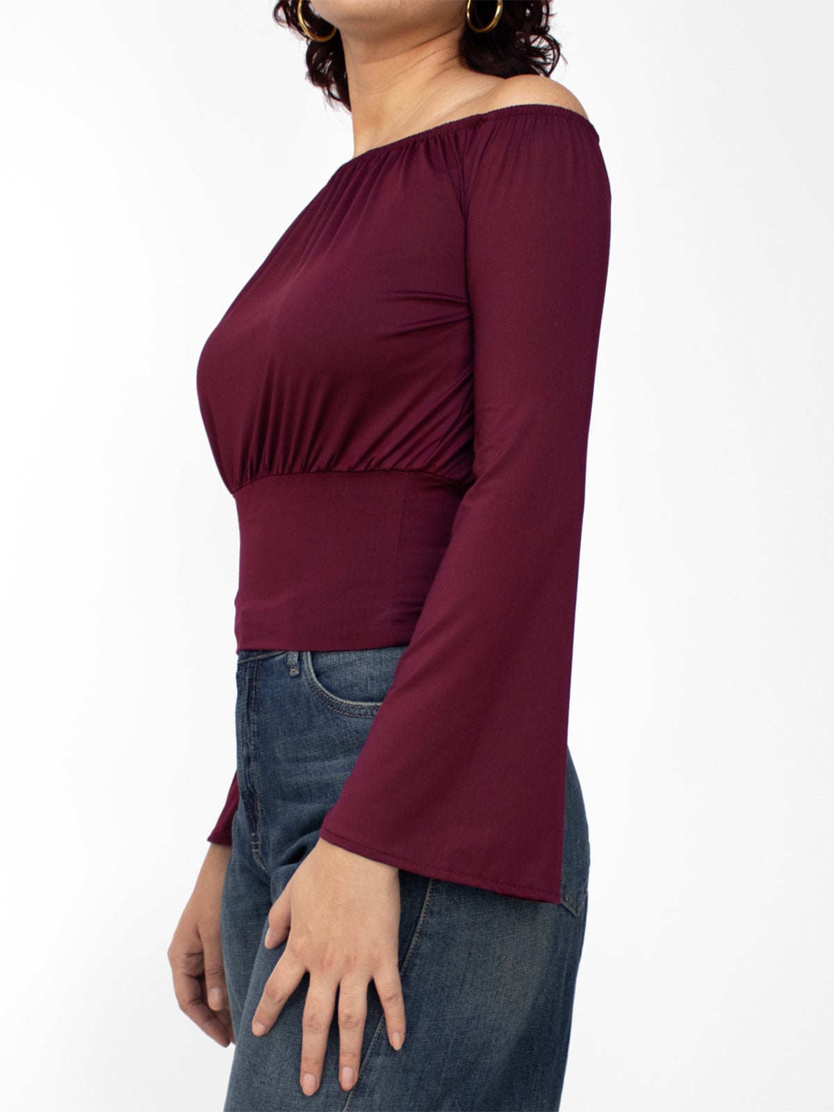 POLO MANGA LARGA MUJER KAYRA POBLET PERFECT FIT OFF SHOULDER - 2