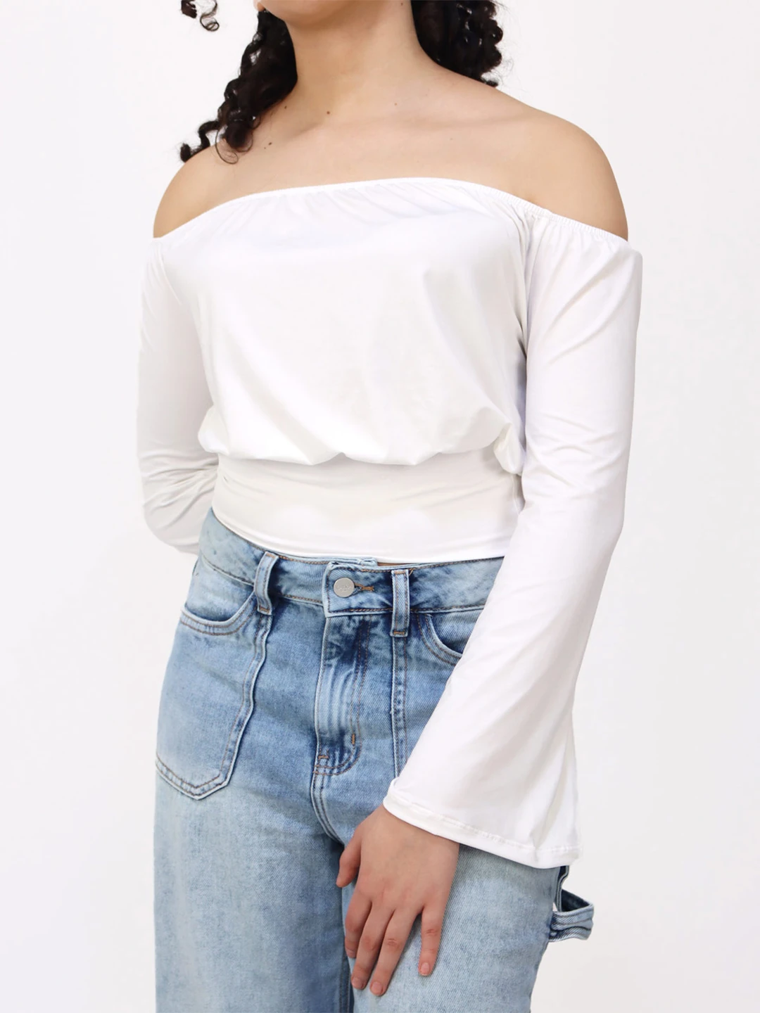 POLO MANGA LARGA MUJER KAYRA POBLET PERFECT FIT OFF SHOULDER - 1