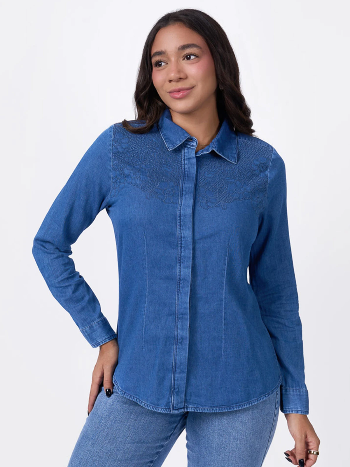 BLUSA MANGA LARGA MUJER BRONCO IRIAL - 1