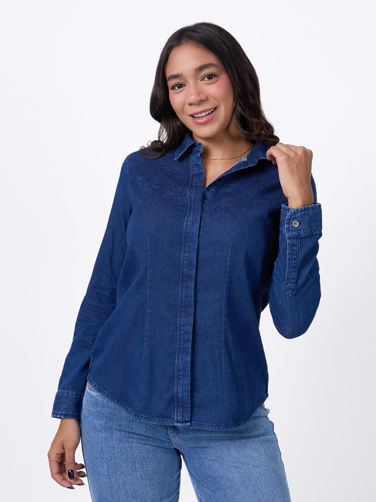 BLUSA MANGA LARGA MUJER BRONCO IRIAL - 1