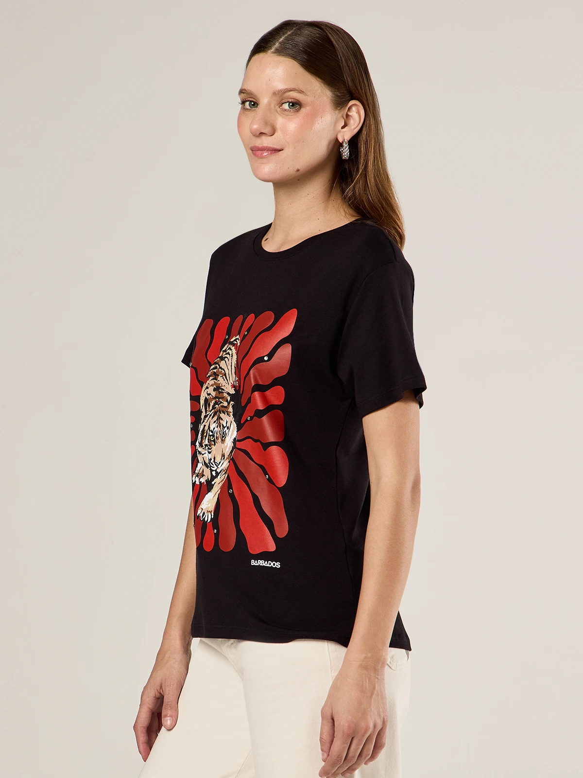 POLO ALGODÓN MANGA CORTA MUJER BARBADOS CTIGER - 3