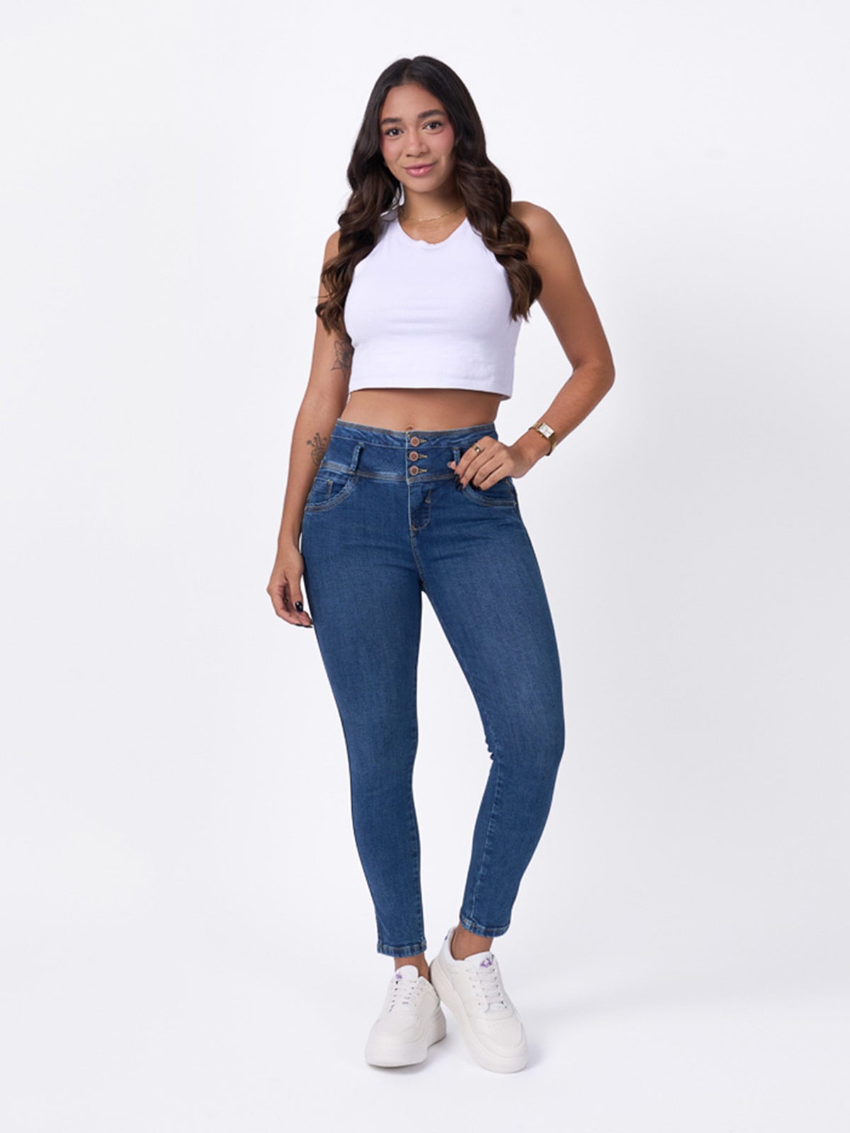 JEANS SKINNY MUJER BRONCO - 1