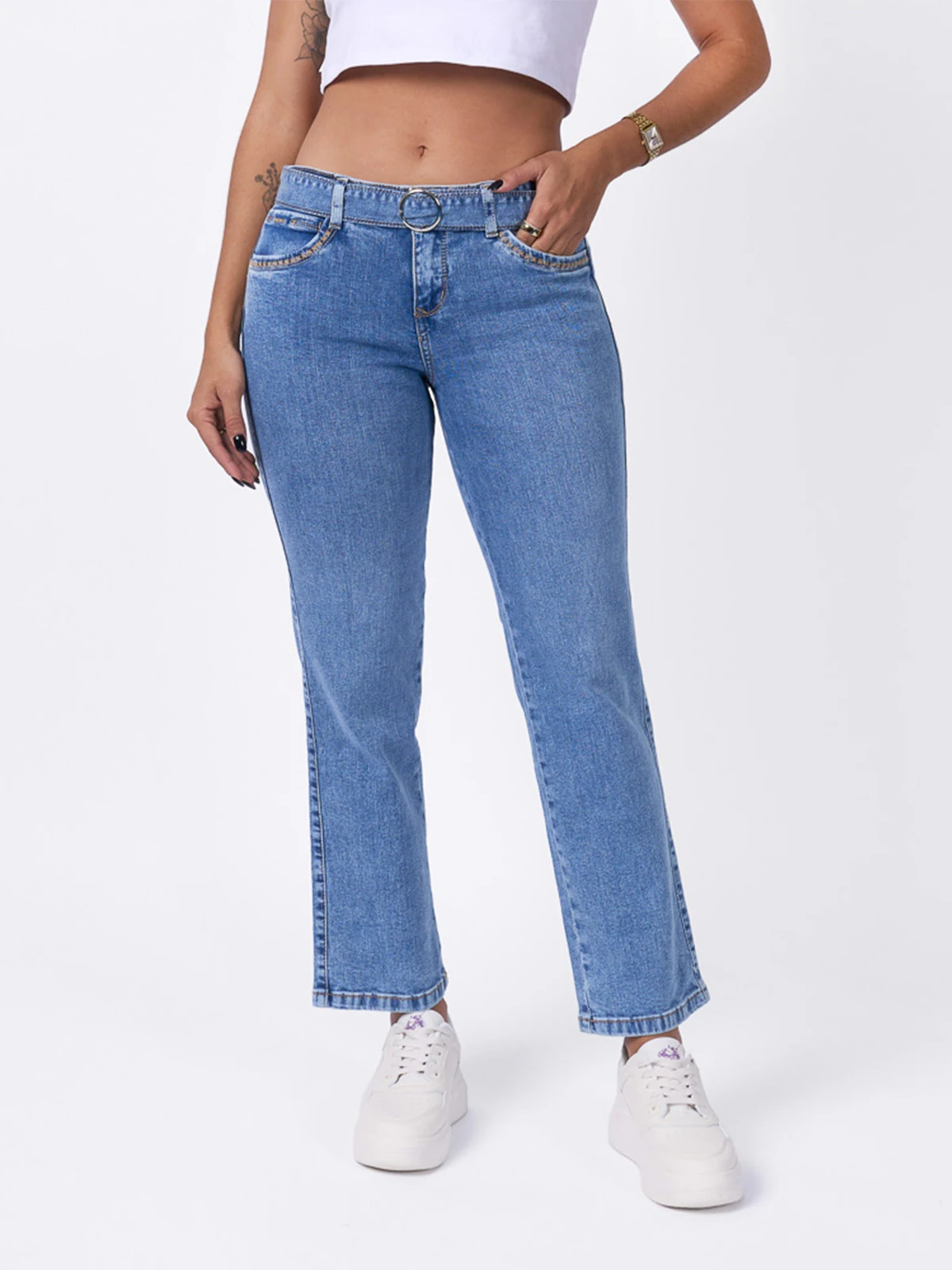 JEANS REGULAR MUJER BRONCO - 2